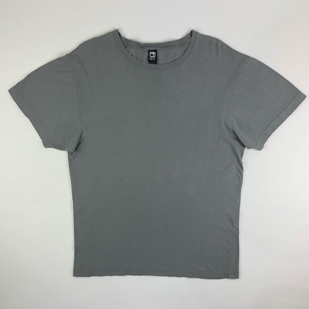 Alternative Vintage Soft Basic Dark Grey Tee - image 4